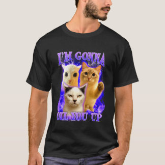 T-shirt Mème de chat Amateur de chat Drôle Humour Maman de