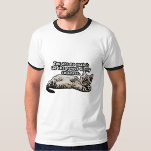 T-shirt Mème de chat amusant pour les propriétaires de cha