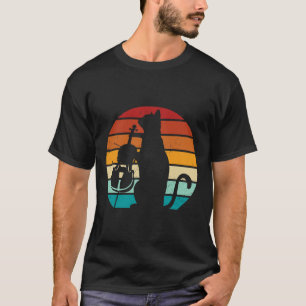 T-shirt Mème de chat au violoncelle Memes offensants Amour