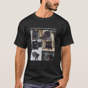T-shirt Mème de chat Chat idiot Kitty drôle Miaou Hiss Kit