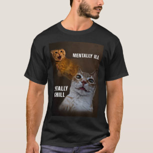 T-shirt Mème de chat complètement froid
