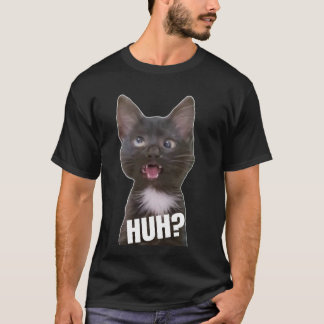 T-shirt Mème de chat drôle aux yeux croisés hein chat drôl