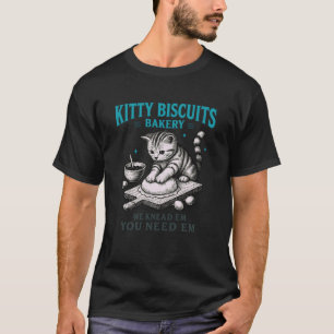 T-shirt Mème de chat drôle Biscuits pour chat Boulangerie