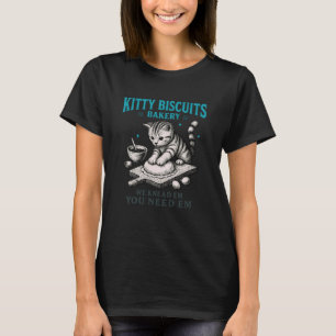 T-shirt Mème de chat drôle Biscuits pour chat Boulangerie