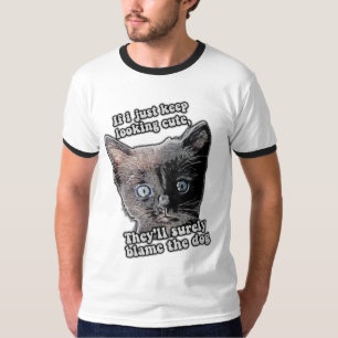 T-shirt Mème de chat drôle en colère pour les propriétaire