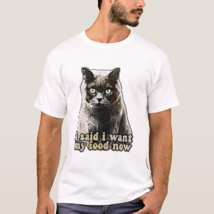 T-shirt Mème de chat drôle pour les amoureux des chats et 