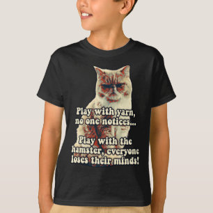 T-shirt Mème de chat en colère drôle pour les personnes de