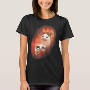 T-shirt Mème de chat en colère humour drôle amateur de cha