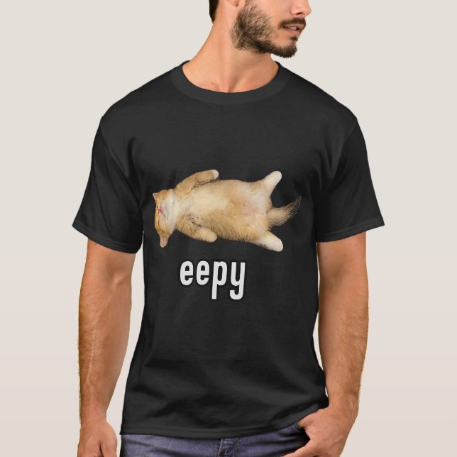 T-shirt Mème de Chat Endormi Eepy (Devant)