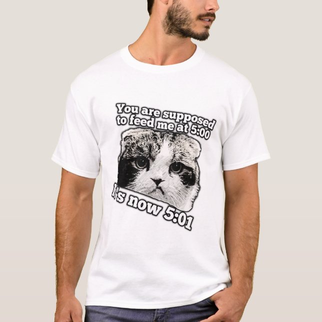 T-shirt Mème de chat fâché drôle pour les propriétaires de (Devant)