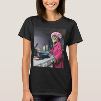 T-shirt Mème de Chat Femme au Foyer Drôle Générati
