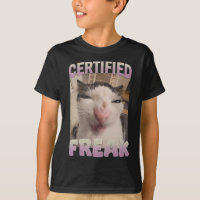 Mème de chat Freak Certifié Mèmes Offensifs Funn