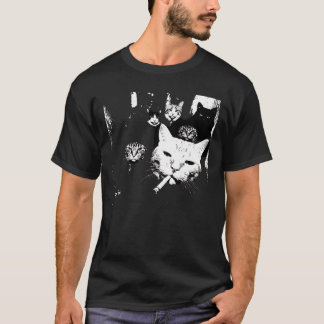 T-shirt Mème de chat gangster drôle