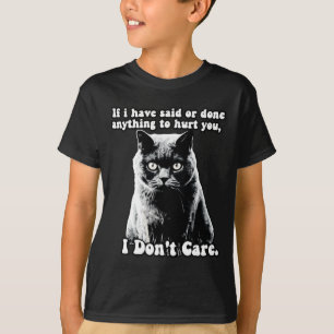 T-shirt Mème de chat grincheux drôle pour les propriétaire