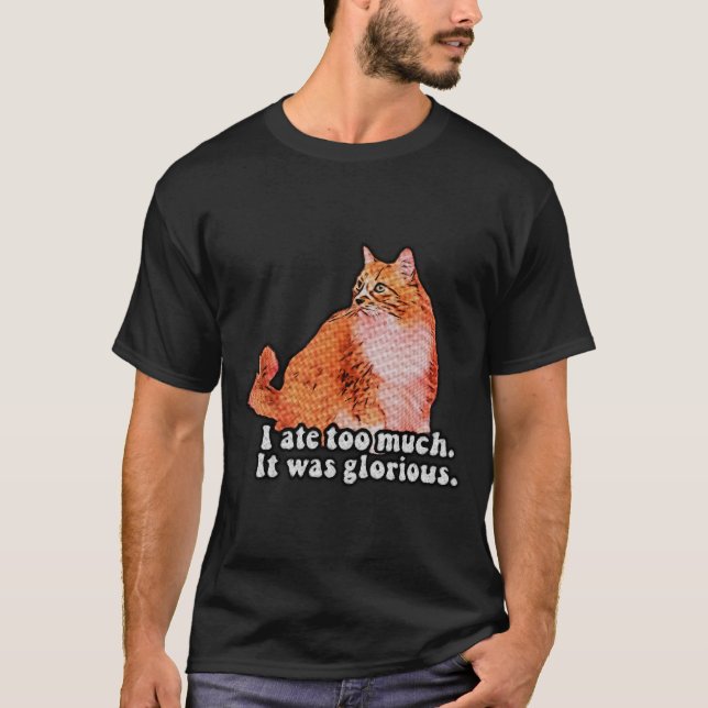 T-shirt Mème de chat grincheux pour les amateurs de chat e (Devant)