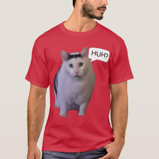 T-shirt Mème de chat Huh famille rétro