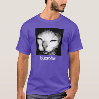 T-shirt Meme de chat ibuprofène amis