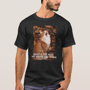 T-shirt Mème de chat ironique Sarcastique bizarre plaisant