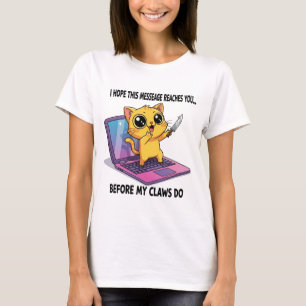 T-shirt Mème de chat mignon mais mort - Drôle Internet Kit