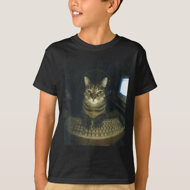 T-shirt Mème de chat stud amateurs de chat drôles et série (Devant)