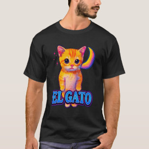 T-shirt Meme de chat triste qui pleure Munchkin Kitty Meme