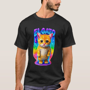 T-shirt Meme de chat triste qui pleure Munchkin Kitty Meme