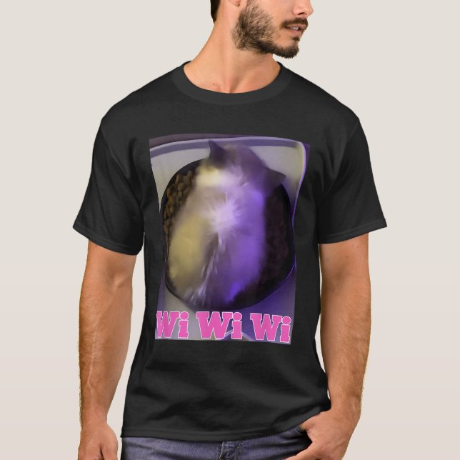 T-shirt Mème de chat Wiwiwi (Devant)