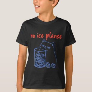 T-shirt Mème de chaton drôle glace femme hommes vintage co