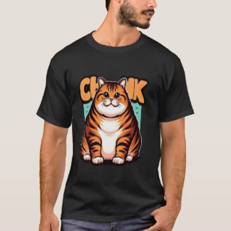 T-shirt Mème de chats gras drôles, Chonk Cat amateur de ch
