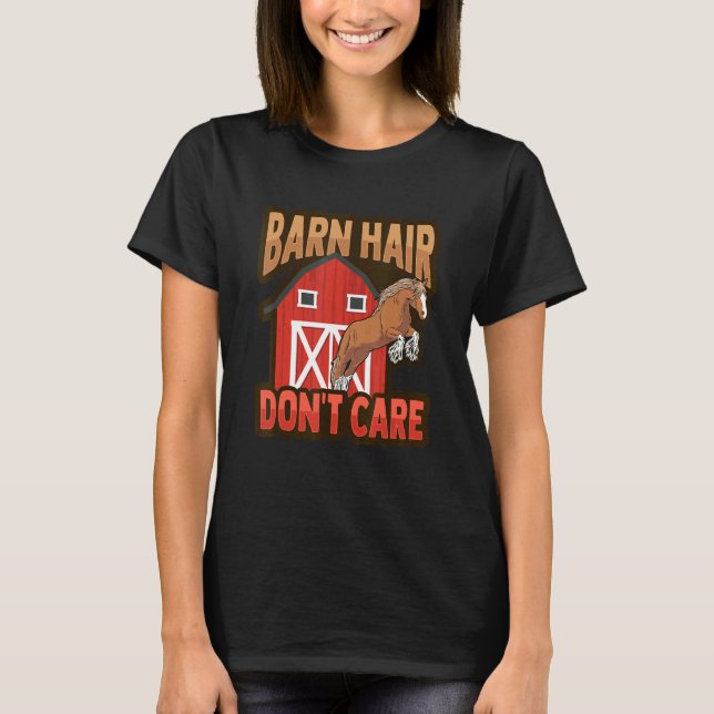 T-shirt Mème de cheval de trait pour un cavalier Clydesdal (Devant)