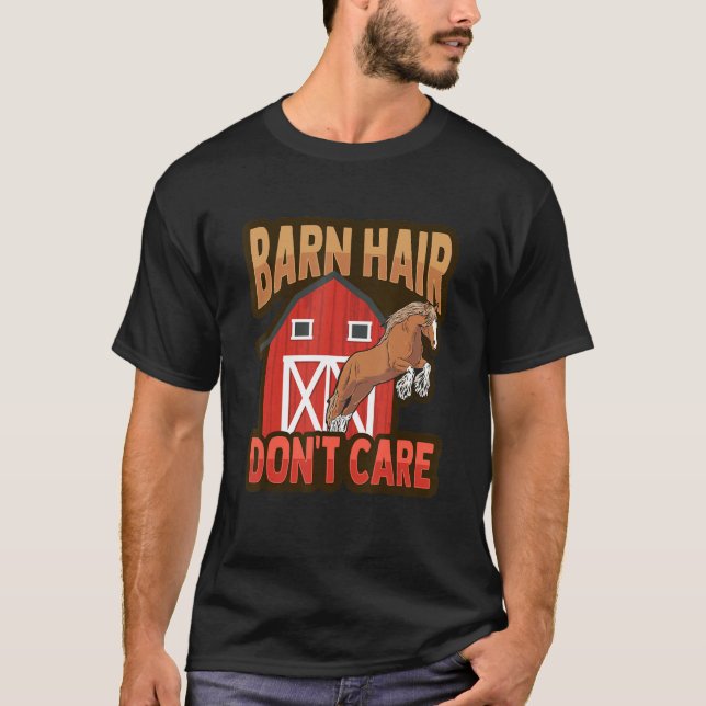 T-shirt Mème de cheval de trait pour un cavalier de Clydes (Devant)