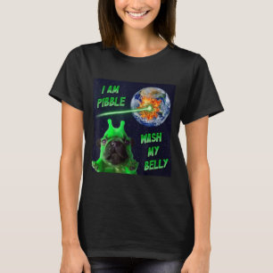 T-shirt Mème de chien Alien Bble drôle Brainrot Espace Je