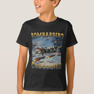 T-shirt Mème de crocodile drôle Bombardiro Crocodilo Funny