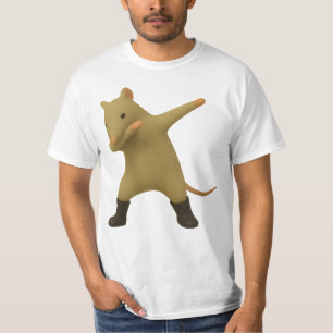 T-shirt Mème de danse de rat Dabbing 2025 Rat qui danse