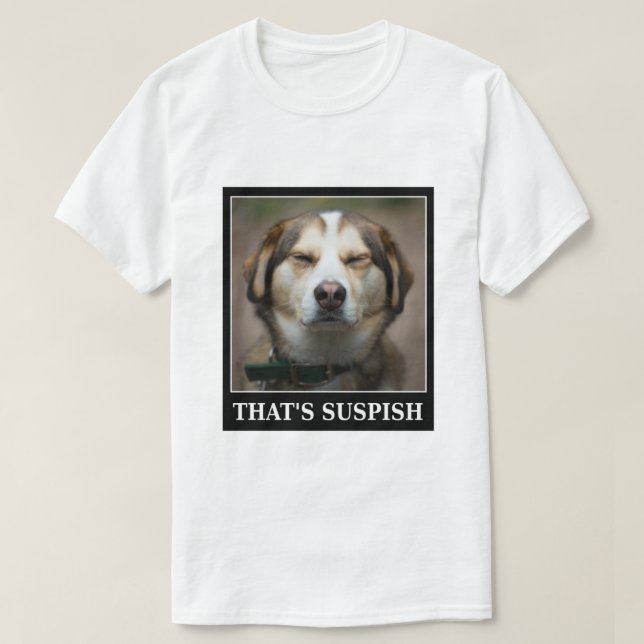 T-shirt Mème de Funny Dog (Design devant)
