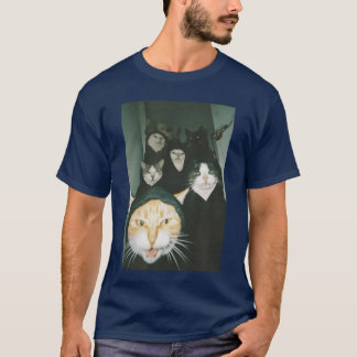 T-shirt Mème de gang de chat drôle de chatshug regard rega