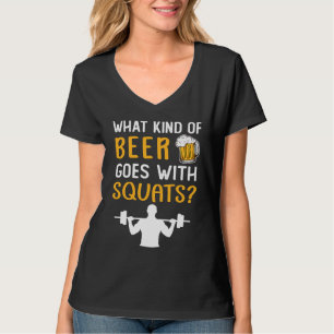 T-shirt Mème De Gymnase Pour Les Squats De Bières Joke 2