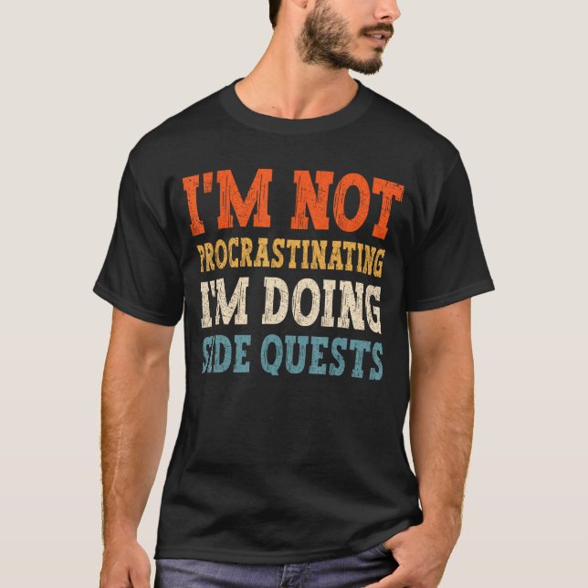 T-shirt Mème de jeu, je ne retarde pas je fais Sid (Devant)