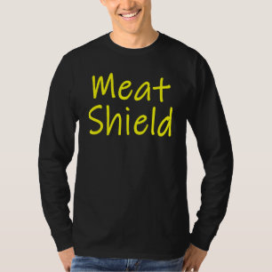 T-shirt Mème De Joueur Du Bouclier De Viande Pour Les Joue