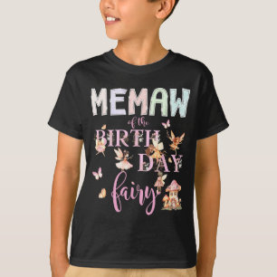 T-shirt Mémé de la fée d'anniversaire fille d'anniversaire