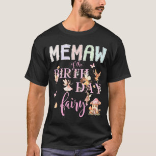 T-shirt Mémé de la fée d'anniversaire fille d'anniversaire