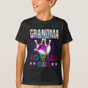 T-shirt Mémé de la fille au bowling Famille assortie de bo