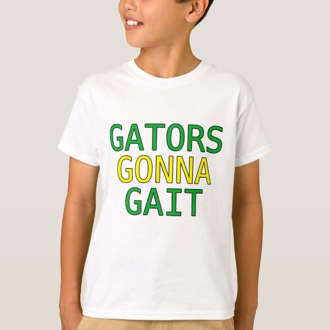 T-shirt mème de l'alligator qui va marcher drôleme (Devant)