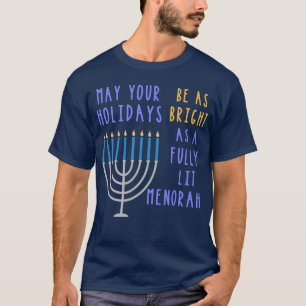 T-shirt Mème de Menorah Mème de Hanoukka amusant Fête juiv