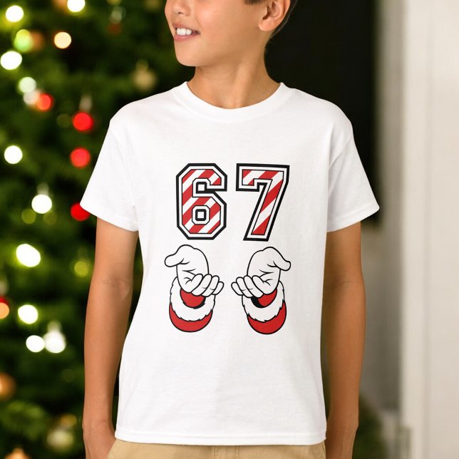 T-shirt Mème de Noël Six Sept 67 6 7 Vacances (Créateur téléchargé)