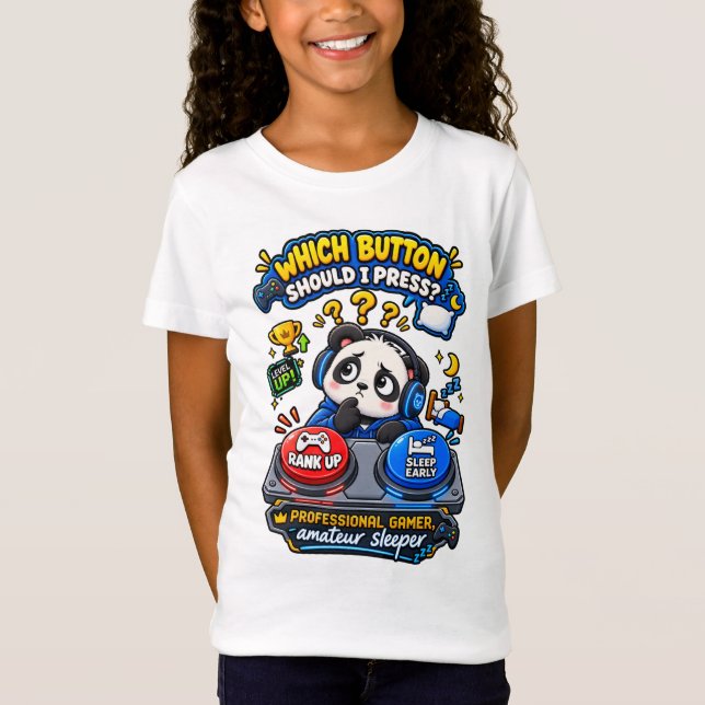 T-Shirt Mème de Panda | Design d'humour de Panda drôle et  (Devant)