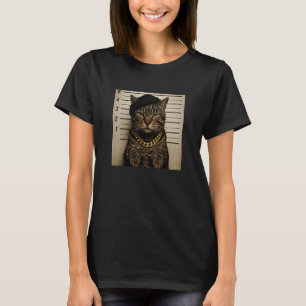 T-shirt Mème de photo d'identité de chat drôle