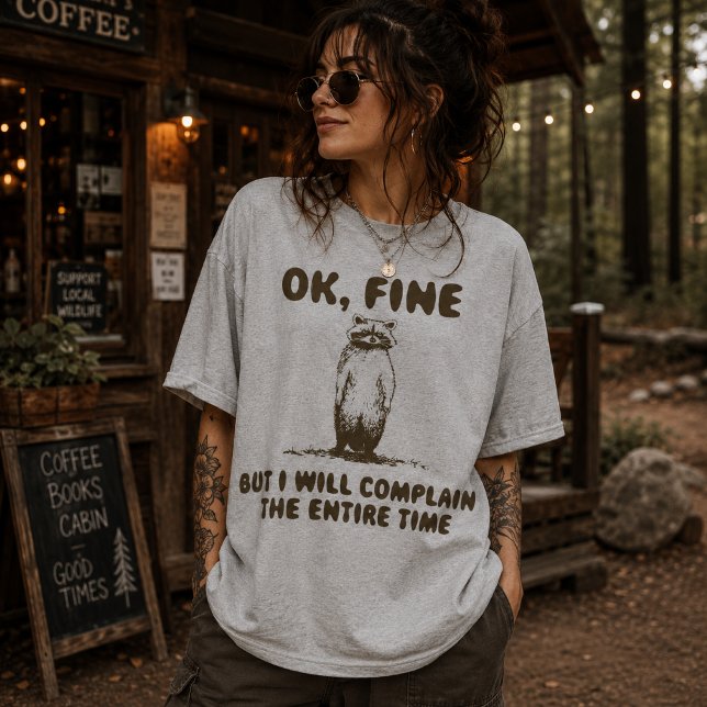 T-shirt Mème de plainte de raton laveur drôle (Créateur téléchargé)