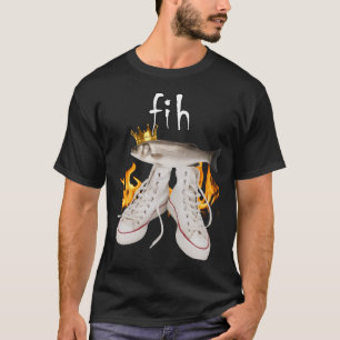 T-shirt Mème de poisson drôle Fih