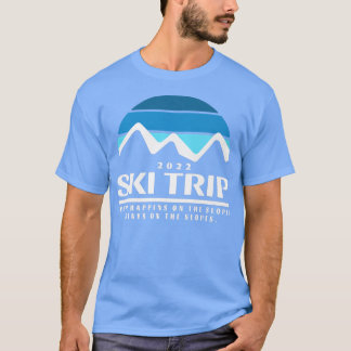 T-shirt Mème De Ski De Neige Ce Qui Se Passe Sur Les Piste